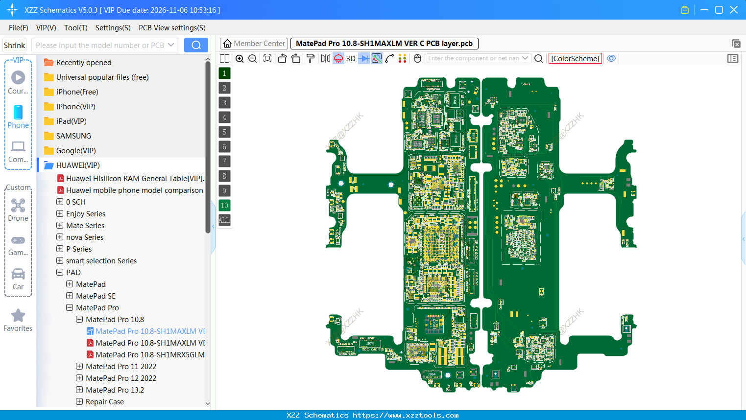 Huawei MatePad Pro 10.8-SH1MAXLM VER CPCBlayer